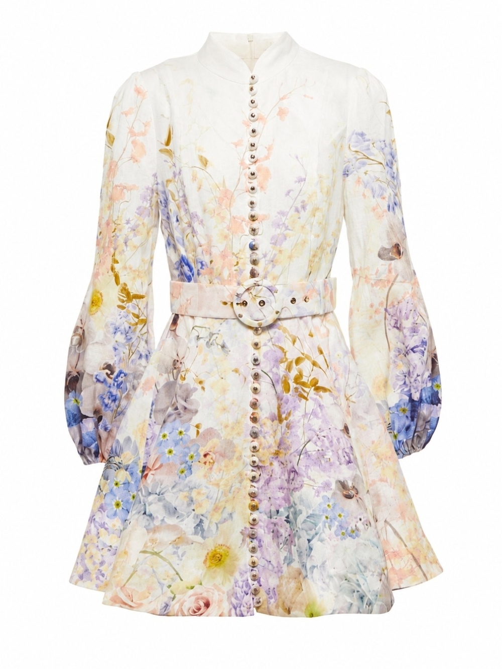 Dalia MacPhee Floral Belted Mini Dress – XL – NWT